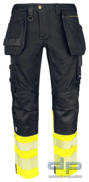 Projob 6525 Arbeiterhose EXTREM EN ISO 20471 KLASSE 1 in Gelb/Schwarz