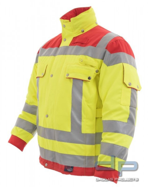 Jacke Revolution See it SAFE® leuchtgelb-rot