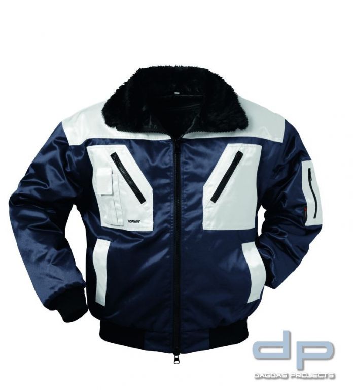 Pilotjacke Norway schwarz