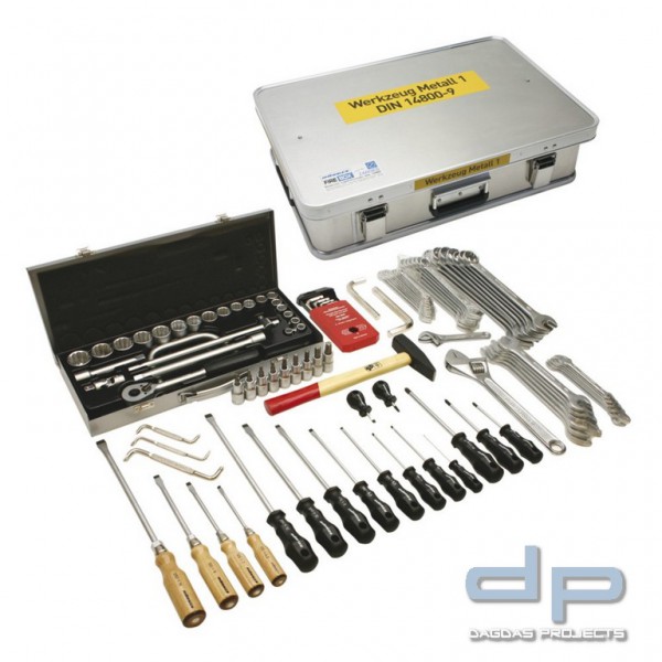Werkzeugkasten Metall I in Dönges FireBox® Größe 3