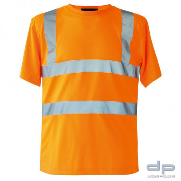 Hi-Viz Warnschutz T-Shirt EN ISO 20471 Gelb oder Orange