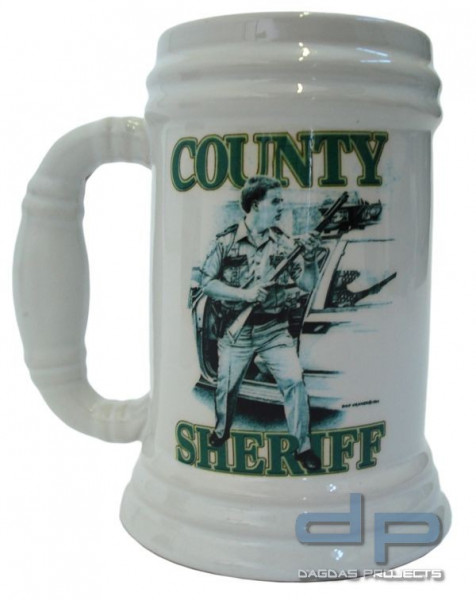 DICK KRAMER Bierkrug &quot;County Sheriff&quot;