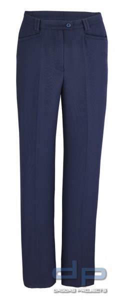 Uniformhose 55%/45% Polyester/Schurwolle Kammgarn-Serge Farbe blau
