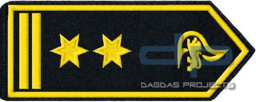 Schulterklappenpaar Feuerwehr, Baden-Württemberg Oberbrandrätin/-rat (A14) als stv. Fw-Kdt