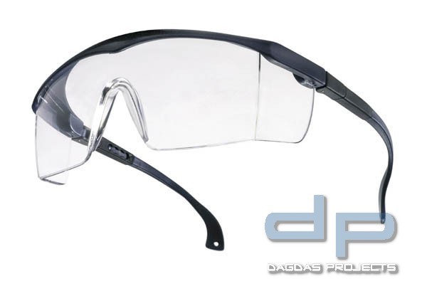 TECTOR® Schutzbrille in Blau KLAR VPE 12