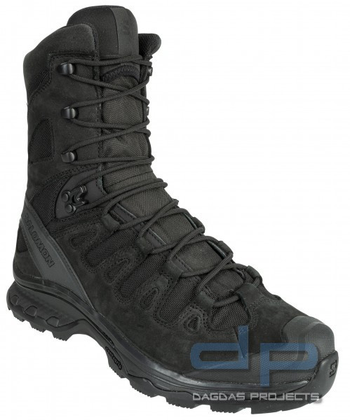 SALOMON QUEST 4D FORCES 2 HIGH GORE-TEX EN EINSATZSTIEFEL IN SCHWARZ, Gr: EU44/UK9,5