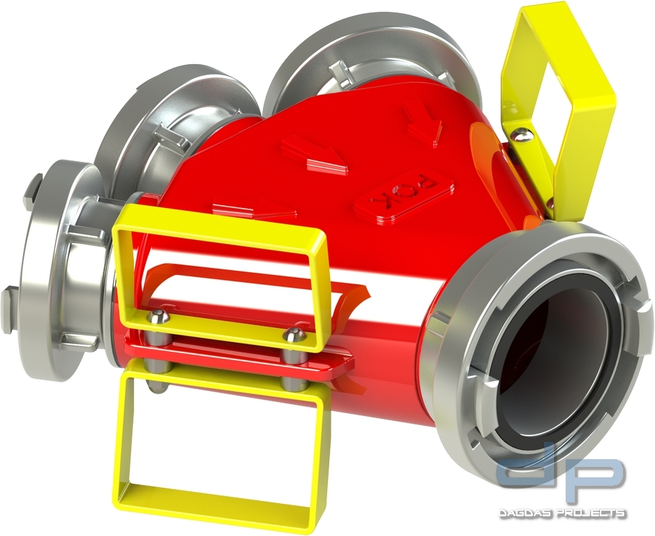Sammelstück Storz-F zu 2 x A-110 - Fladt Engineering GmbH Sammelstück Storz-F zu 2 x A-110 - Fladt Engineering GmbH