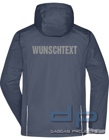 Funktionelle 3-in1 Herren Doppeljacke in Navy mit Wunschaufdruck Größe: XL