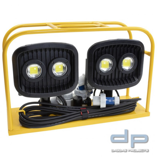 Dönges Scheinwerfercontainer-Set, 2 x 60 W LED