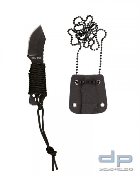 NECK KNIFE PARACORD M.KETTE 9CM VPE 6