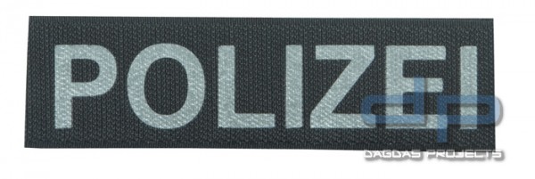 Schriftzug Klein/Klett Polizei Maße 13 x 3,5 cm