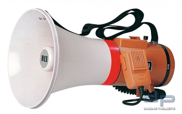 SM-025S SchulterMegaphon, max. 25 W, mit Sirenensignal