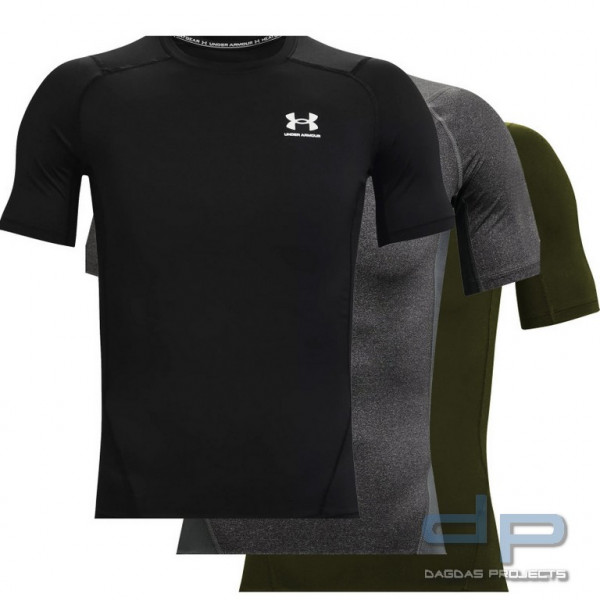 Under Armour® T-Shirt - Armour Short Sleeve - HeatGear®, compression Farbe: Oliv Größe: M