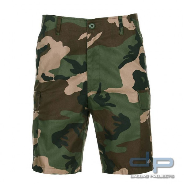 BDU kurze Hose in Woodland, Größe: L