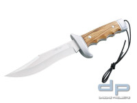 Nieto Bowie-Messer Mit Olivenholz-Griff – Kräftige Klinge Aus AN.58 Stahl & Lederscheide