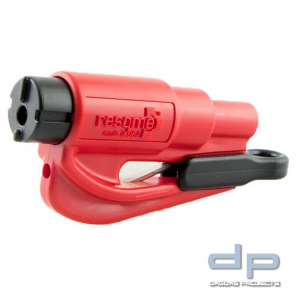 Res-Q-Me Mini-Spezialwerkzeug mit Schlüsselring rot