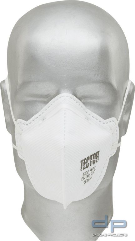 TECTOR® Feinstaub-Faltmaske P2 VPE 20 | Dagdas Projects Behördenausrüster