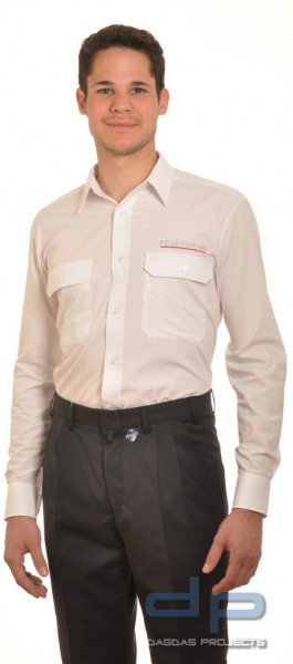 Diensthemd Saarland Farbe: weiß bügelfrei