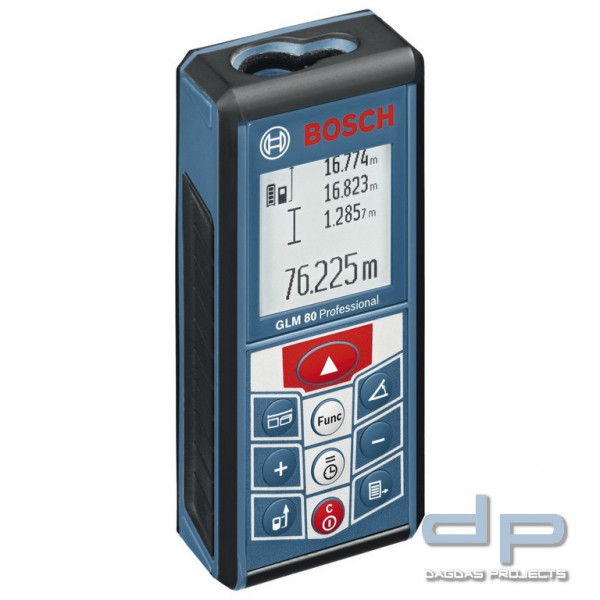 Bosch Laser-Entfernungsmesser GLM 80 Professional, 111 x 51 x 30 mm