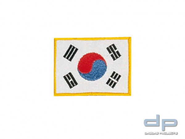 Stickabzeichen koreanische Flagge