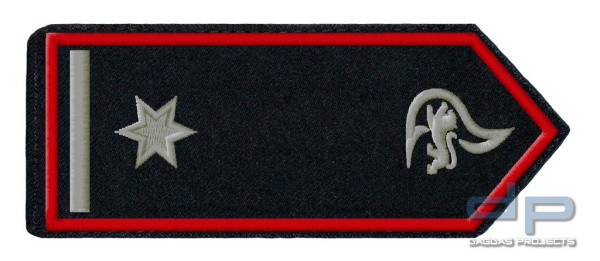 Schulterklappenpaar Feuerwehr, Baden-Württemberg Brandmeister / Brandmeisterin als stv. Abt-Kdt