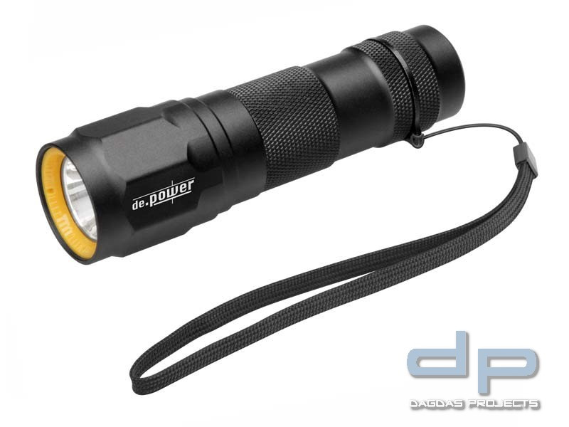 3 Torce LED In Alluminio – Compatte, Leggere Con Effetto Glow In The Dark – 9 LED
