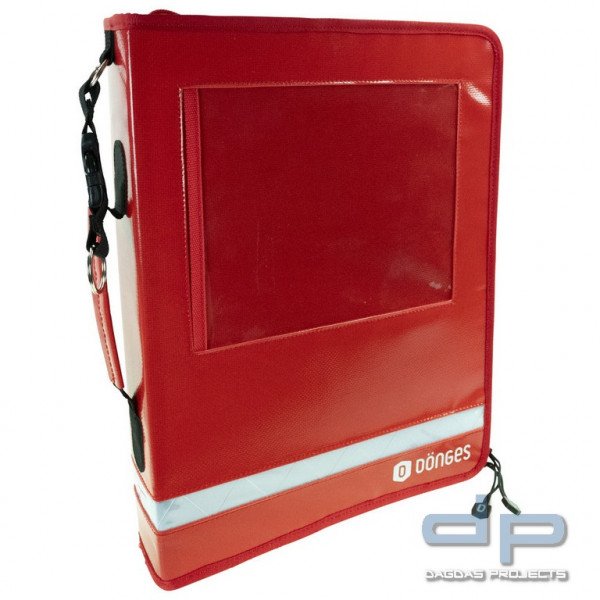 Dönges Dokumentenmappe Komfort, rot/weiss