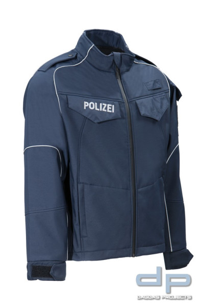 Softshelljacke mit Fleece Innenjacke für Damen und Herren mit Wunschaufdruck auf Brust und Rücken