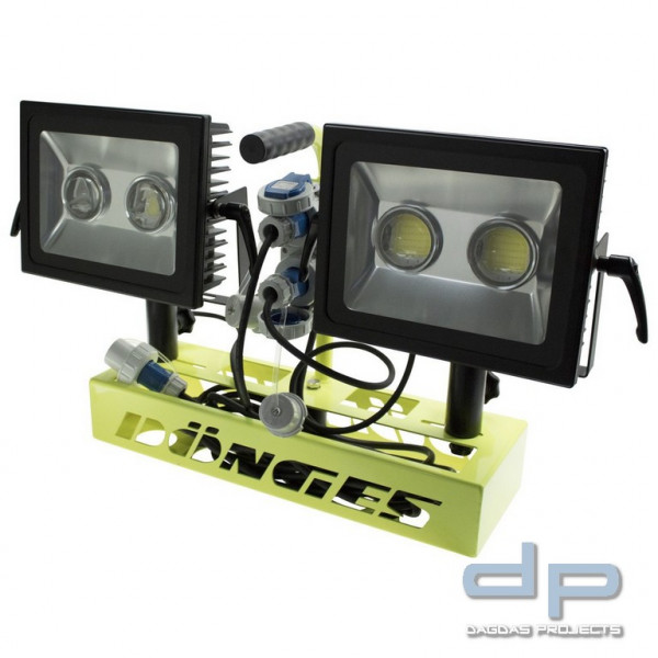 Dönges Scheinwerfertrage-Set, 2 x 100 W LED