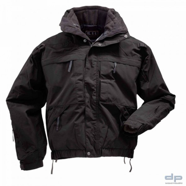 5.11 5-in-1 Jacke Farbe: Schwarz Größe: 4XL