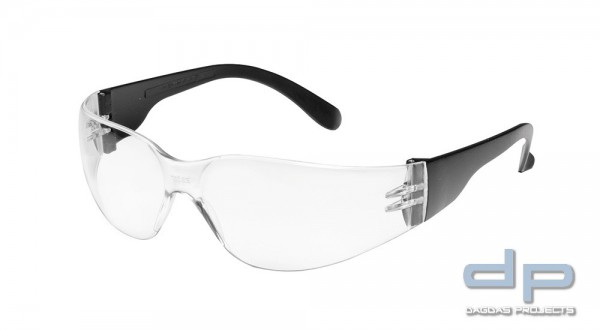 TECTOR® Schutzbrille in Schwarz, klar VPE 12