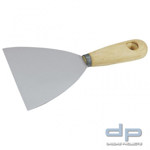 Spachtel, Edelstahl, mit Holzgriff, Breite 80 mm