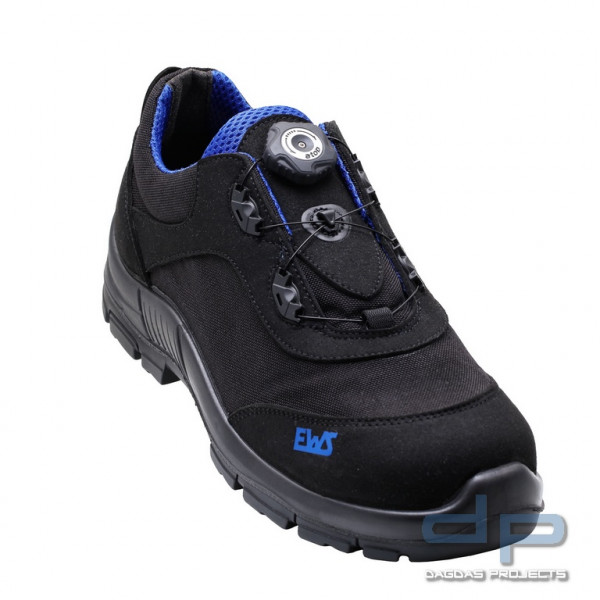 EWS Dynamic Safety Halbschuh S3 SRC Schwarz/Blau ohne Applikation