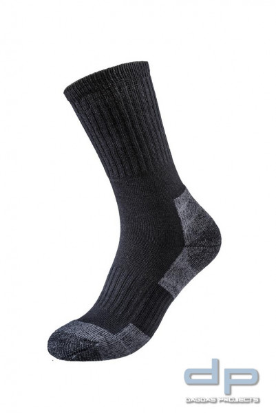 Funktions-Socken 5 er Pack in schwarz