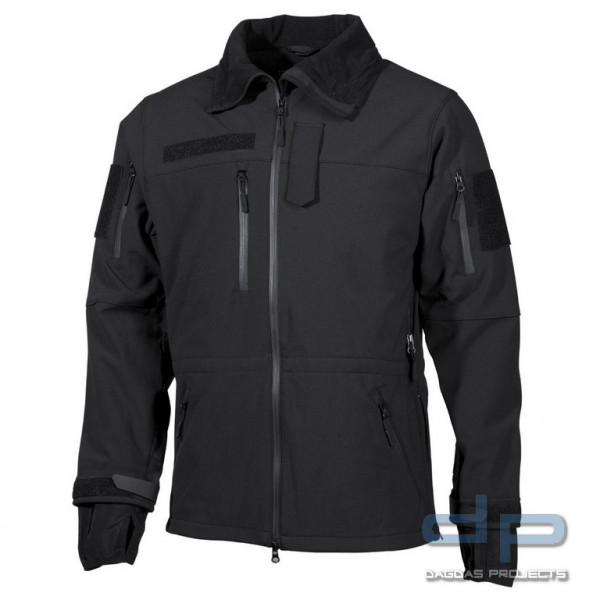 Soft Shell Jacke, &quot;High Defence&quot;, schwarz, Größe: M