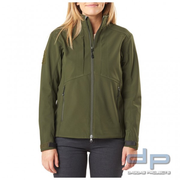 5.11 Sierra Softshell Jacket - Women&#039;s in Moss Größe: L