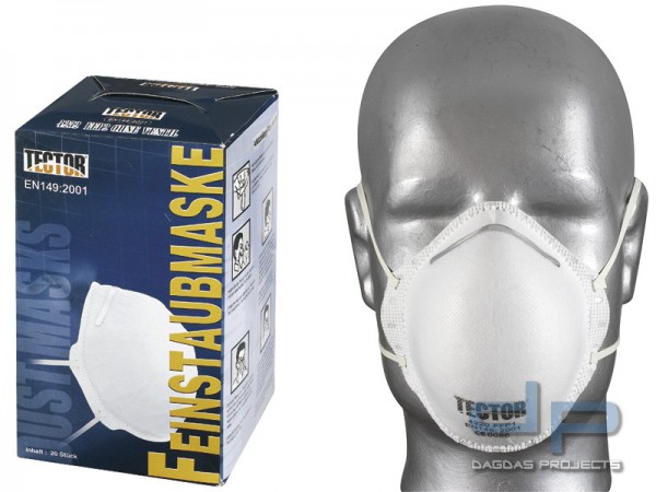 TECTOR® Feinstaubmaske P1 VPE 20