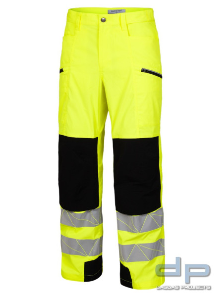 LeiKaTex® | view | Bundhose | in Warnorange/Grau und Neongelb/Grau
