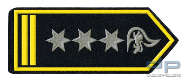 Schulterklappenpaar Feuerwehr, Baden-Württemberg Brandamtfrau/-mann (A11) als Abt. Kdt / als stv. Fw