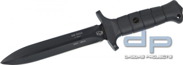 Eickhorn Kampfmesser KM 5000 Schwarz Klinge Glatt