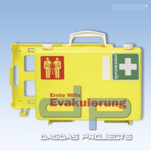 Erste Hilfe Evakuierung SN-CD gelb mit 1 Rettungssitz