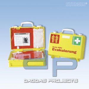 Erste Hilfe Evakuierung SN-CD gelb mit 2 Rettungssitze