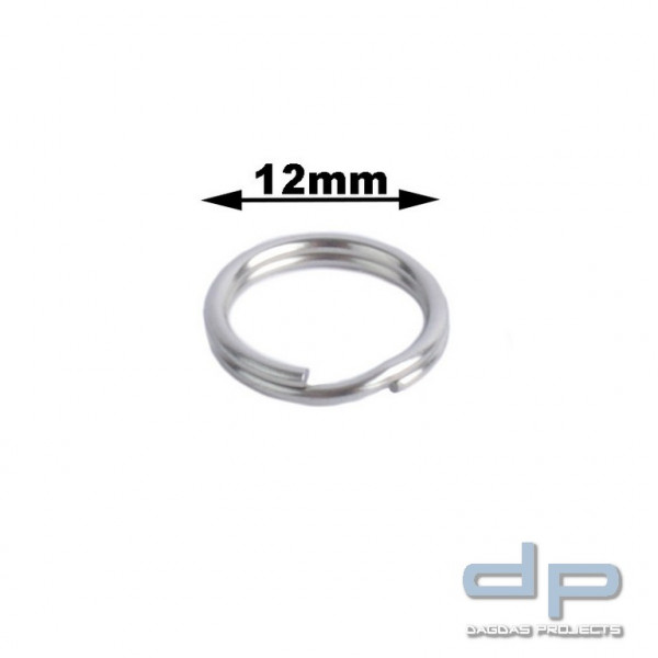 COP® Schlüsselring aus rostfreiem Edelstahl (V2A) Durchmesser 12 mm