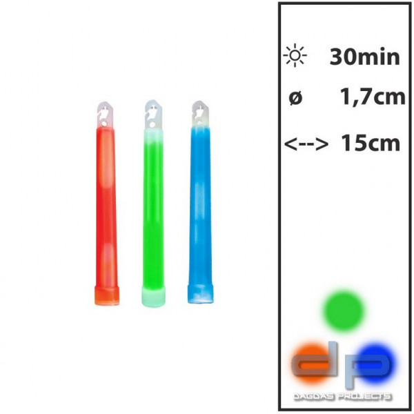 CYALUME® ChemLight® Leuchtstab/Knicklicht mit Haken (hohe Leuchtkraft), 1 Stück