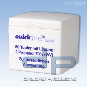 Quickpad-Alkoholtupferspender à 50 Tupfer