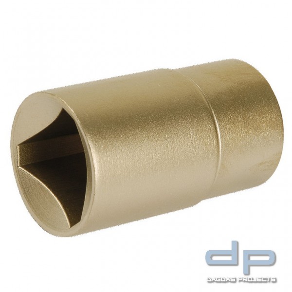 3-Kant Steckschlüsseleinsatz funkenfrei, Schlüsselweite M12