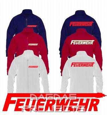 Feuerwehr Logo Sweatshirt mit Reissverschluss