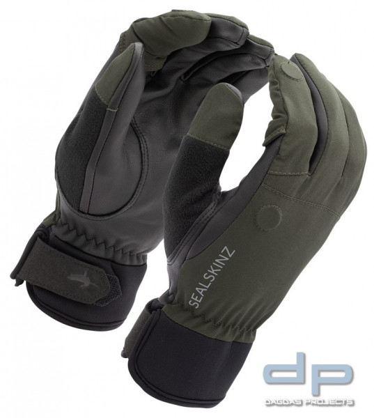 SealSkinz Waterproof All Weather Shooting Glove in oliv Größe: L