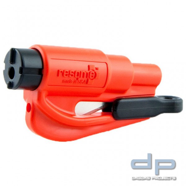 Res-Q-Me Mini-Spezialwerkzeug mit Schlüsselring leuchtorange