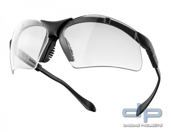 Schutzbrille in Schwarz VPE 12